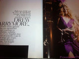 VOGUE Paris Magazine December 2006 DREW BARRYMORE Sasha Pivovarova GALLIANO Hilary Rhoda