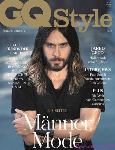 GQ STYLE Magazine Germany 2014 JARED LETO Paul Smith KELLAN LUTZ Travis Smith