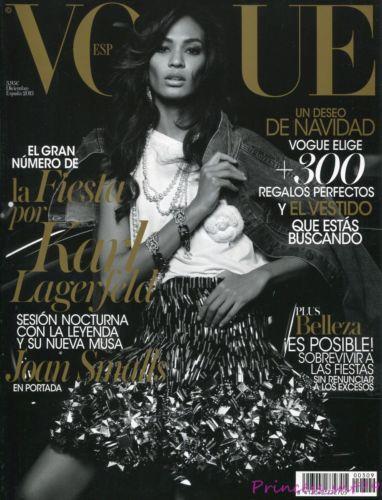 VOGUE Magazine Spain December 2013 JOAN SMALLS Blanca Suarez IRINA SHAYK Manon Leloup