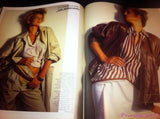 HARPER'S BAZAAR Magazine Italia 1983 JOANNE RUSSELL Iman EVA VOORHES