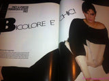 HARPER'S BAZAAR Magazine Italia 1983 JOANNE RUSSELL Iman EVA VOORHES