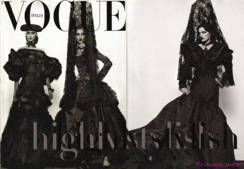 VOGUE Magazine Italia Unique September 2007 ANJA RUBIK Kasia Struss SASHA PIVOVAROVA Roversi