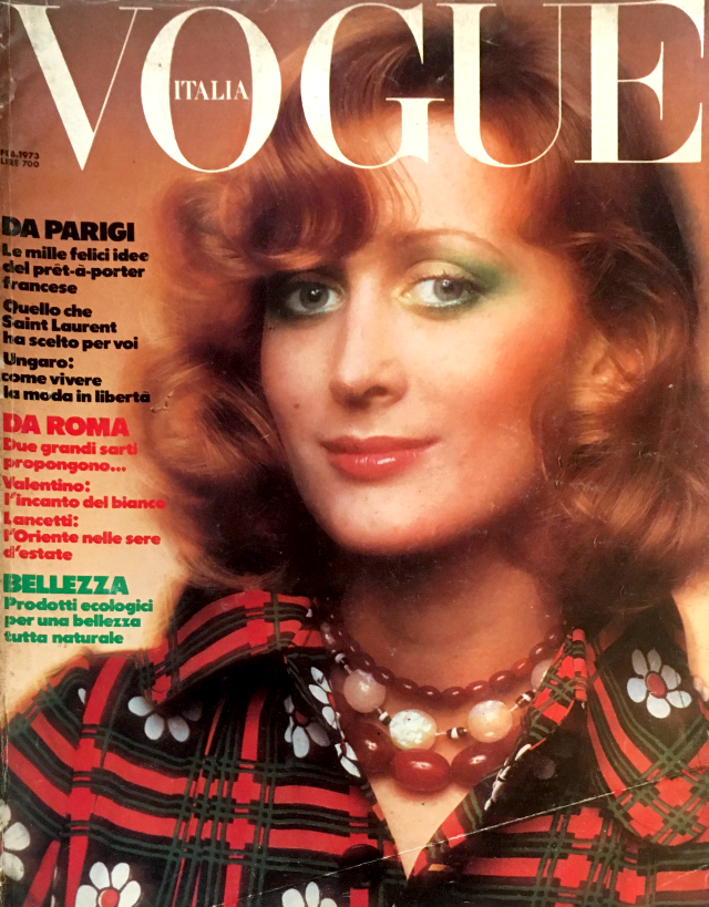 VOGUE Magazine Italia February 1973 BARRY LATEGAN Bugat PENATI