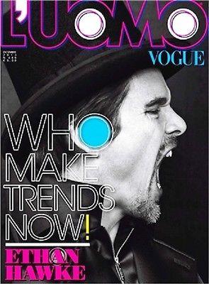 L'UOMO VOGUE Magazine December 2013 ETHAN HAWKE Fedez