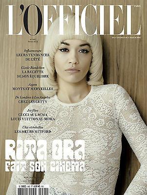 L'Officiel Paris Magazine February 2015 RITA ORA Gisele Bundchen GABRIELE REGESAITE