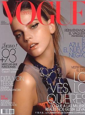 VOGUE Magazine Spain February 2007 JEISA CHIMINAZZO Dita Von Teese ANNE V Anouck Lepere