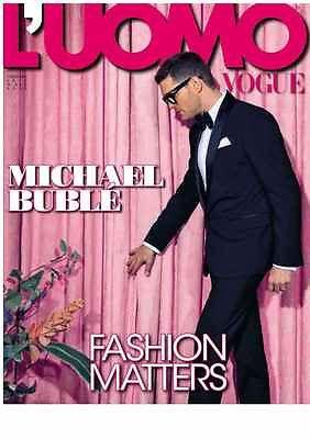 L'UOMO Vogue Magazine February 2014 MICHAEL BUBLE Future YULIA Soko