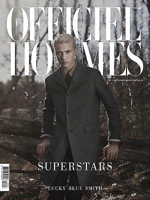 L'OFFICIEL HOMMES Italia Magazine 2015 LUCKY BLUE SMITH Aaron Taylor Johnson