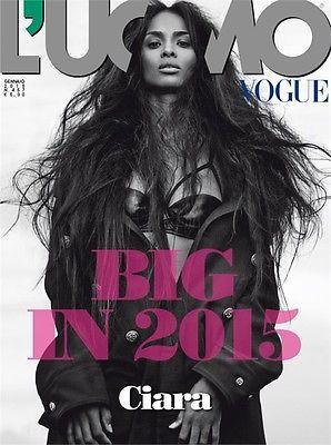 L'UOMO VOGUE Magazine January 2015 CIARA