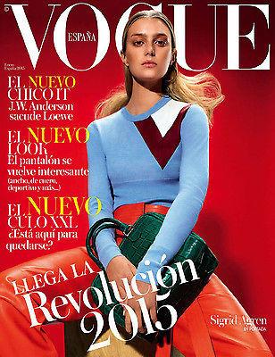 VOGUE Magazine Spain January 2015 SIGRID AGREN Karlina Caune MARTHA HUNT Erm