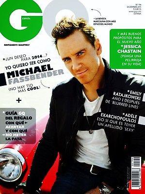 GQ Magazine Spain 2013 MICHAEL FASSBENDER Jessica Chastain CLEMENT CHABERNAUD