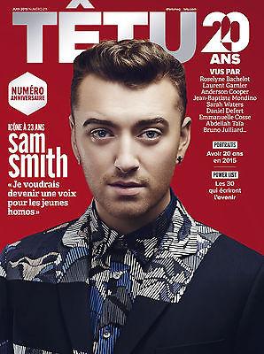 Tetu Magazine June 2015 SAM SMITH Anniversary Issue Gay Int.
