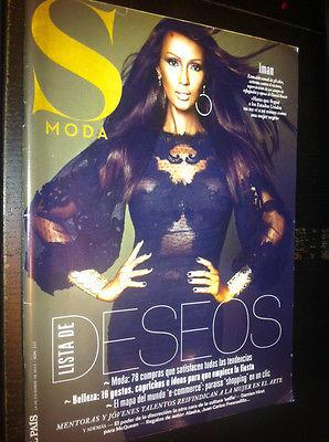 SEMANA S Moda IMAN Rare Spanish One Day Magazine December 2013