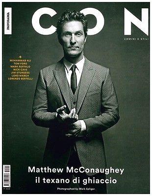 ICON Magazine 2014 MATTHEW McCONAUGHEY Werner Schreyer JIM STURGESS