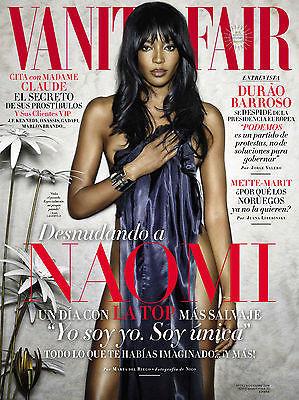 Vanity Fair Spanish Magazine 2014 NAOMI CAMPBELL John Kennedy Jr ROBERT DOWNEY