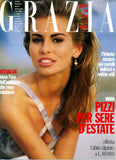 GRAZIA Italia Magazine June 1992 NIKI & KRISSY TAYLOR Tara Yodit Abate #2675