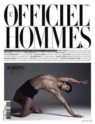 L'OFFICIEL HOMMES Magazine 2008 #13 ROBERTO BOLLE Marlon Teixeira SEAN O'PRY
