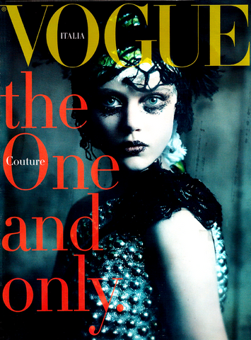 VOGUE Magazine Italia UNIQUE 2011 FRIDA GUSTAVSSON Romy Schneider JABLONSKI