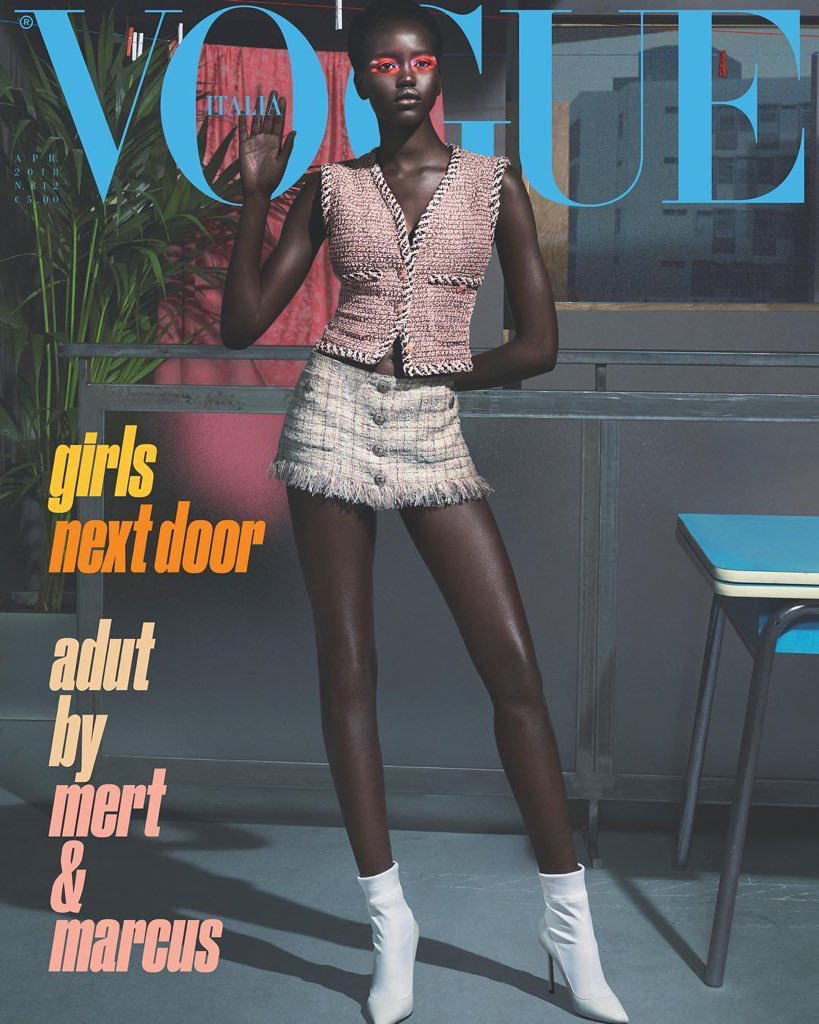 VOGUE Italia Magazine April 2018 ADUT AKECH Birgit Kos MICA ARGANARAZ Rianne Van Rompaey