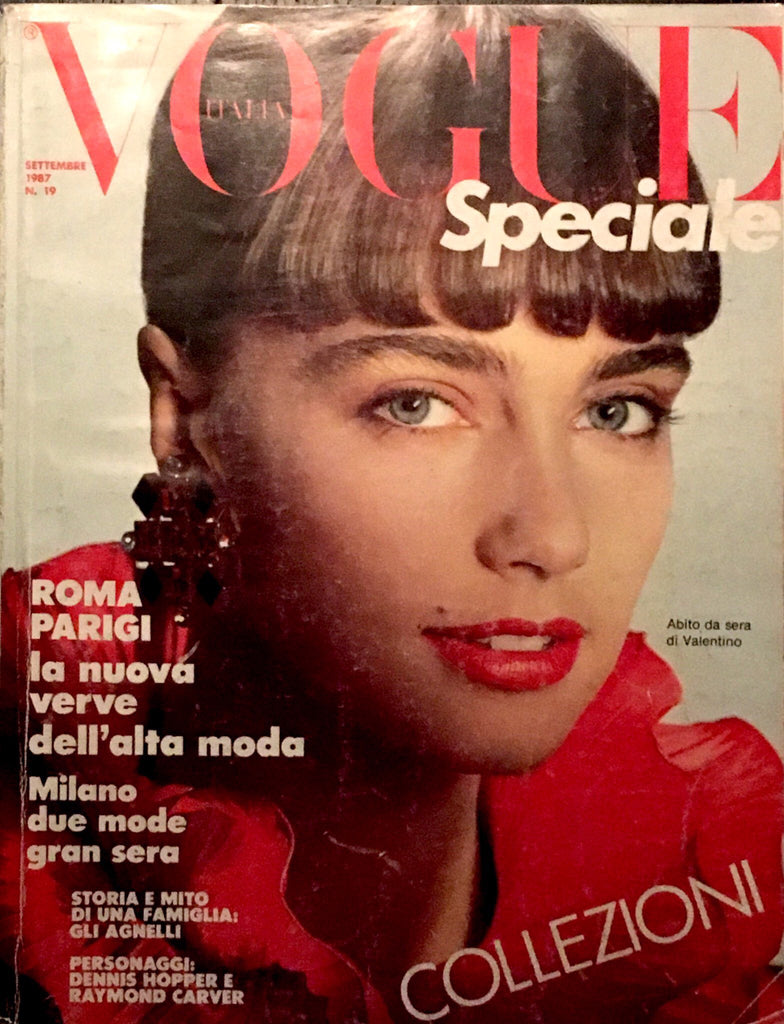 VOGUE Magazine Italia September 1987 ROBERTA CHIRKO Susie Bick BRYNJA SVERRIS