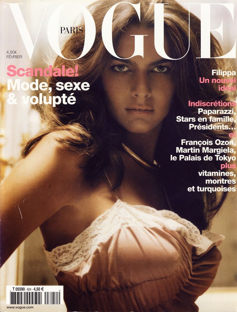VOGUE Paris Magazine February 2002 FILIPPA HAMILTON Stephanie Seymour TATJANA PATITZ