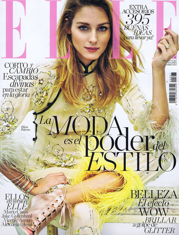 ELLE Magazine Spain April 2017 OLIVIA PALERMO Elena Melnik MAUD LE FORT Alba Galocha