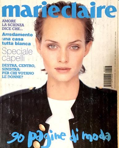 MARIE CLAIRE Magazine Italy March 1994 AMBER VALLETTA Michelle Hicks JAIME RISHAR