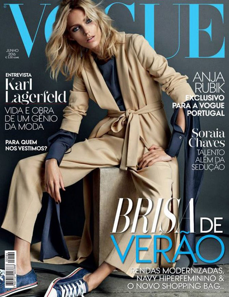 VOGUE Portugal Magazine June 2016 ANJA RUBIK Sandra Martins ISILDA MOR