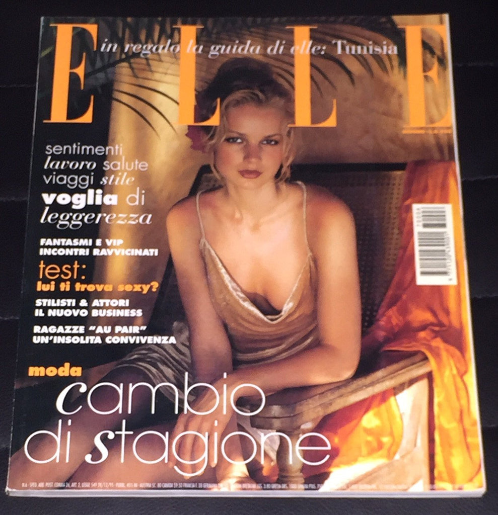 ELLE Italia Magazine June 1997 JOLIJN SPEK Amit Matchinger LIISA WINKLER