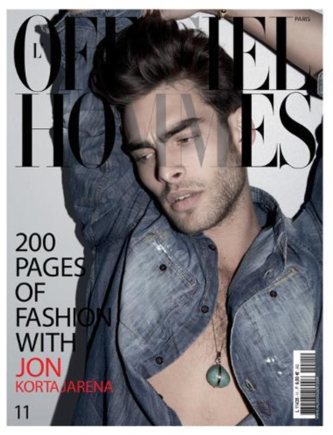 L'Officiel Hommes Magazine #11 January 2008 JON KORTAJARENA Leah De Wavrin PHARRELL WILLIAMS