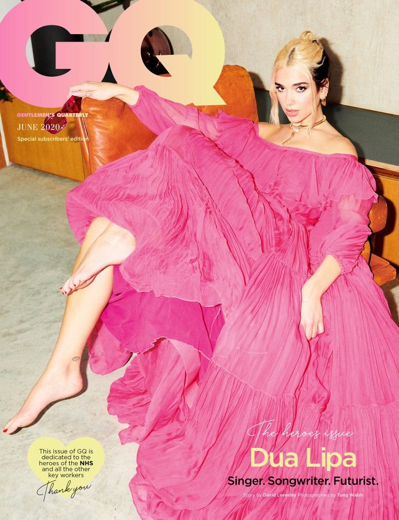 GQ Magazine UK June 2020 DUA LIPA Emily Ratajkowski PEDRO PASCAL Gregory Porter