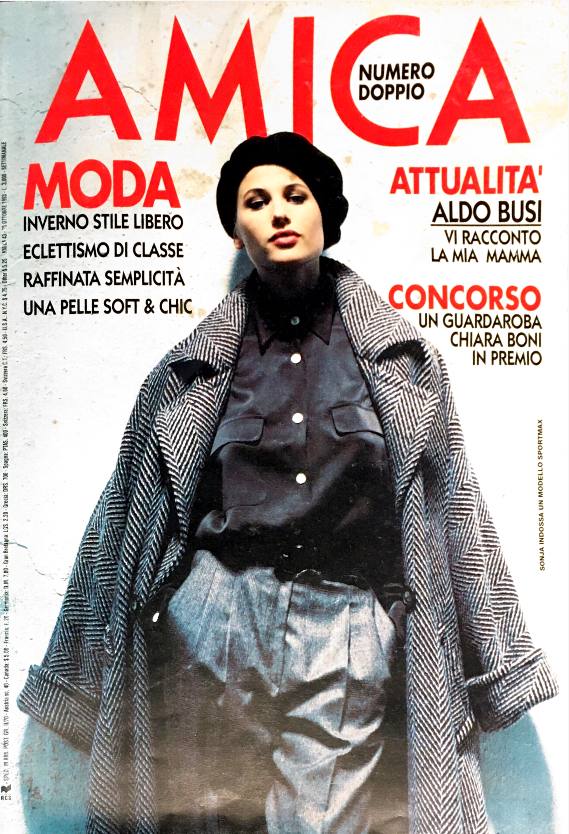 AMICA Magazine Italia October 1993 SONJA Juliette Lewis FABRIZIO FERRI