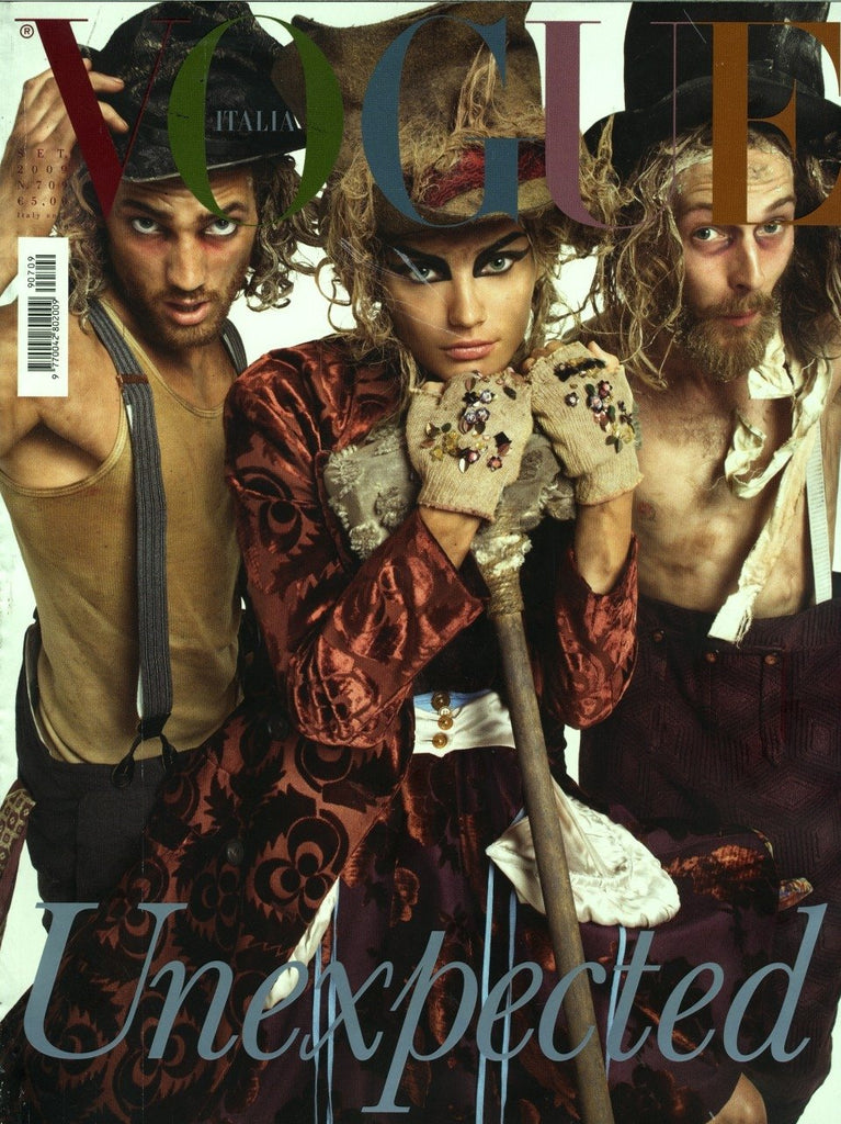 VOGUE Magazine Italia September 2009 ANNA JAGODZINSKA Karlie Kloss KRISTEN MCMENAMY Dunn