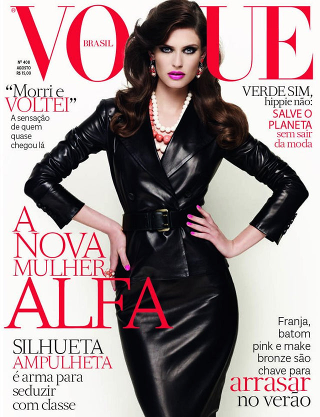 VOGUE Magazine Brazil August 2012 BIANCA BALTI Bruna Tenorio ALESSANDRA AMBROSIO