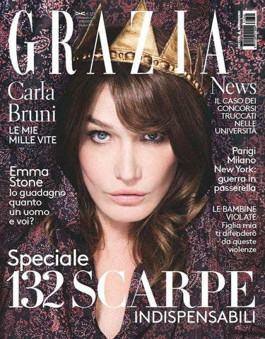 GRAZIA Italia Magazine October 2017 CARLA BRUNI Emma Stone MELISSA TAMMERIJN