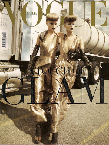 VOGUE Magazine Italia August 2007 MAGDALENA FRACKOWIAK Maryna Linchuk PIVOVAROVA Lindvall