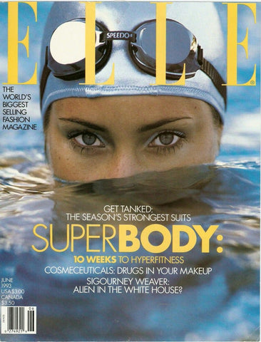 ELLE Magazine US June 1993 MANON VON GERKAN Claudia Schiffer STEPHANIE SEYMOUR