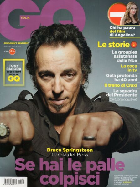 GQ Italia Magazine May 2012 BRUCE SPRINGSTEEN Amanda Seyfried LINDSAY LOHAN  Lydia Hearst