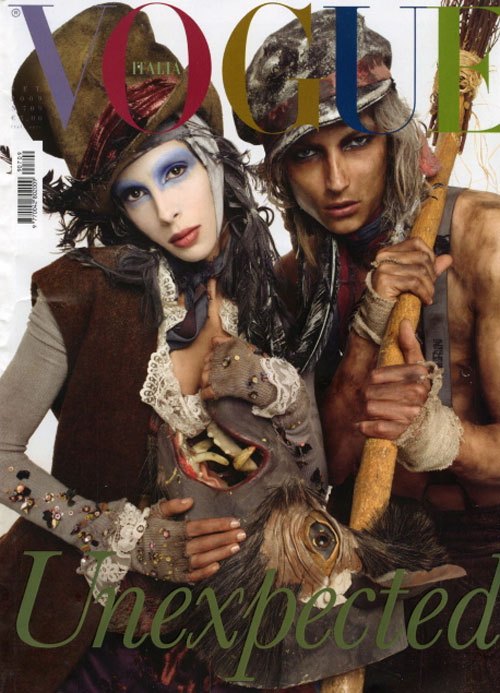 VOGUE Magazine Italia September 2009 JAMIE BOCHERT Dioni Tabbers JOURDAN DUNN