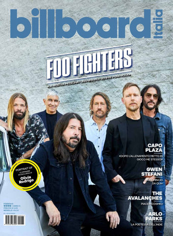 FOO FIGHTERS BILLBOARD Magazine February 2021 Gwen Stefani OLIVIA RODRIGO Grohl