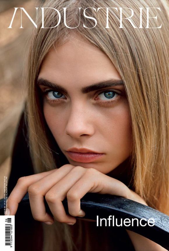 INDUSTRIE Magazine 6 CARA DELEVINGNE Anja Rubik DOUTZEN KROES Black Leather