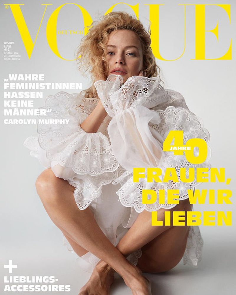 VOGUE Germany Magazine March 2019 CAROLYN MURPHY Patti Hansen SEALED