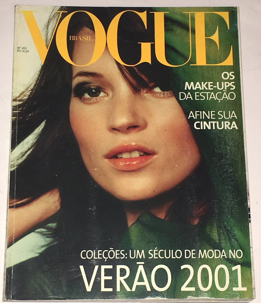 VOGUE Brazil Magazine August 2000 KATE MOSS Ana Betriz Barros ANA CLAUDIA MICHELS