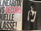 VOGUE Magazine Italia March 1991 CHRISTY TURLINGTON Helena Christensen YASMEEN GHAURI