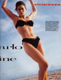 VOGUE Magazine Italia June 1992 MEGHAN DOUGLAS Naomi Campbell CINDY CRAWFORD Ghauri