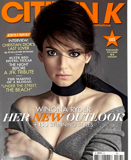 CITIZEN K MAGAZINE Summer 2013 WINONA RYDER Katrin Thormann HARLEY WEIR