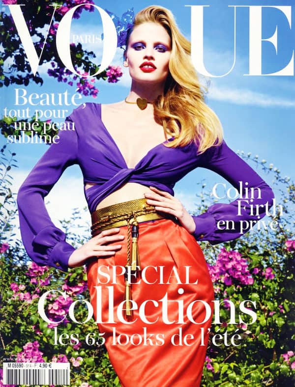 VOGUE Magazine Paris February 2011 LARA STONE Natasha Poly DARIA WERBOWY Pedaru