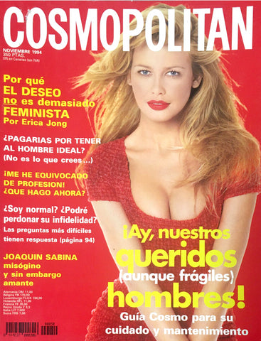 COSMOPOLITAN Spain Espana Magazine November 1994 CLAUDIA SCHIFFER