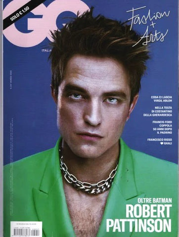 GQ Magazine Italia March 2022 ROBERT PATTINSON Batman Cover #1