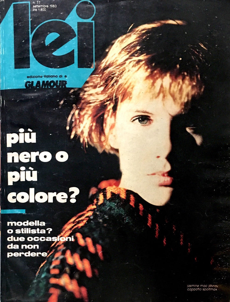 LEI Magazine September 1983 JASMINE MCJILLIVRAY Paolo Roversi LARA HARRIS